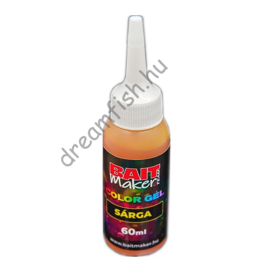 Bait Maker Team Color Gél / Sárga 60 ml