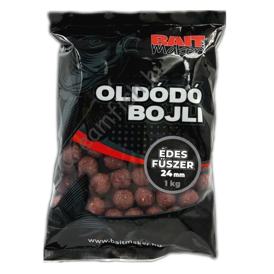 Bait Maker Team Oldódó Bojli 24mm / Édes Fűszer 1kg