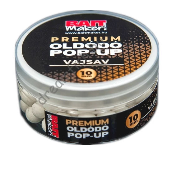 Bait Maker Team Premium Oldódó Pop Up 10mm / Vajsav 25g