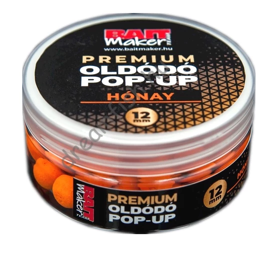 Bait Maker Team Premium Oldódó Pop Up 12mm / Hónay (Méz) 25g