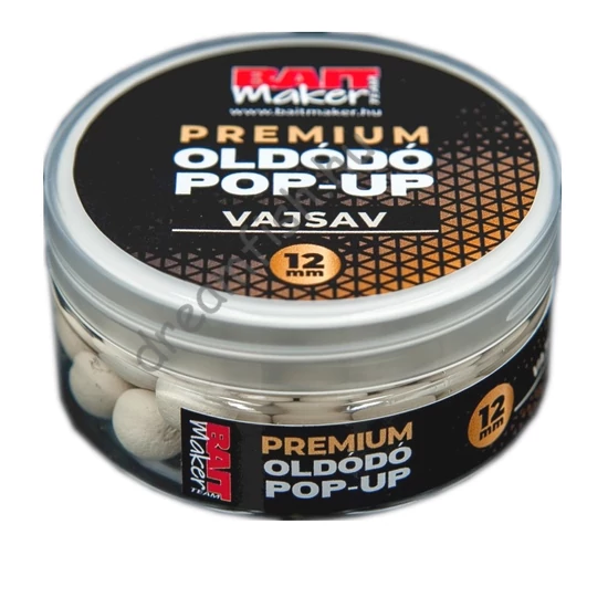 Bait Maker Team Premium Oldódó Pop Up 12mm / Vajsav 25g