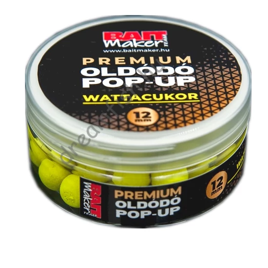 Bait Maker Team Premium Oldódó Pop Up 12mm / Wattacukor 25g