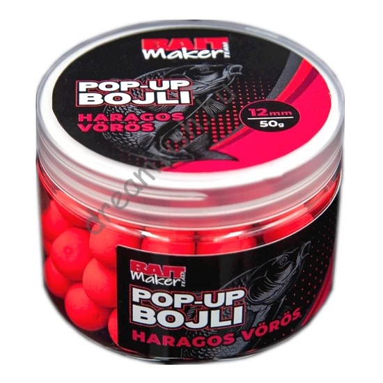 Bait Maker Team Pop Up Bojli 12mm / Haragos Vörös 50g