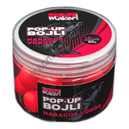 Bait Maker Team Pop Up Bojli 16mm / Haragos Vörös 50g
