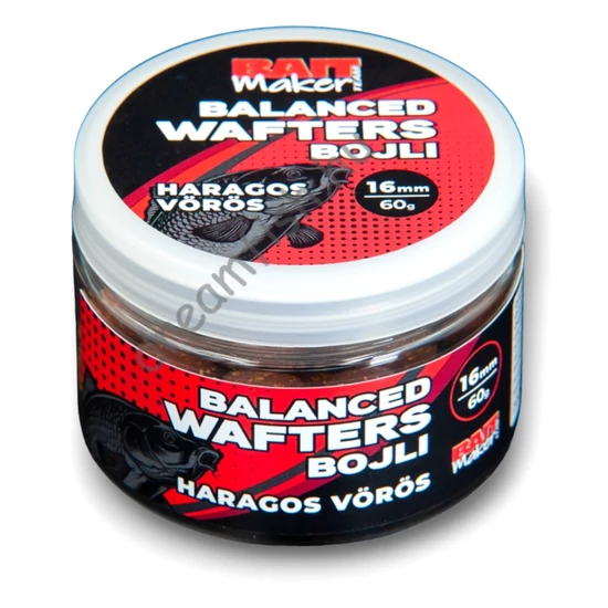 Bait Maker Team Balanced Wafter Bojli 16 mm / Haragos Vörös 60g