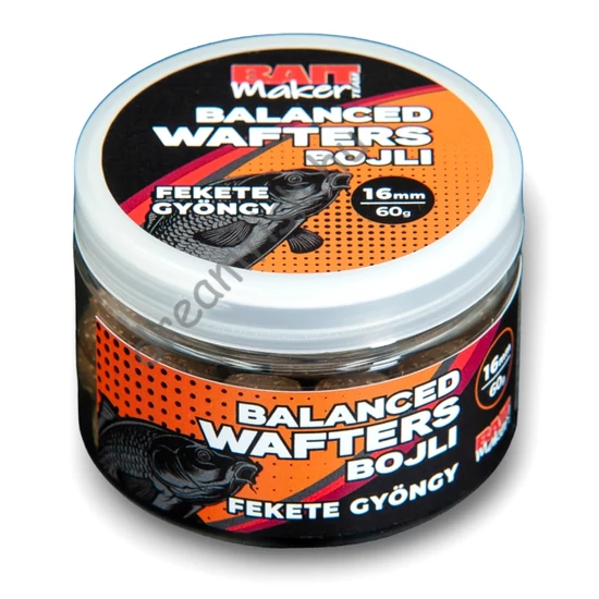 Bait Maker Team Balanced Wafter Bojli 16 mm / Fekete Gyöngy 60g