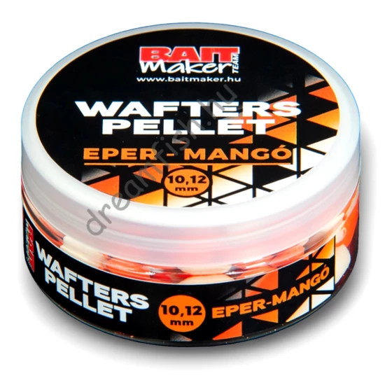 Bait Maker Team Wafters Pellet 10-12mm / Eper-Mangó 30g / Csalizó pellet