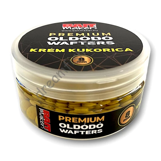 Bait Maker Team Premium Oldódó Wafters 8mm / Krém Kukorica 25g