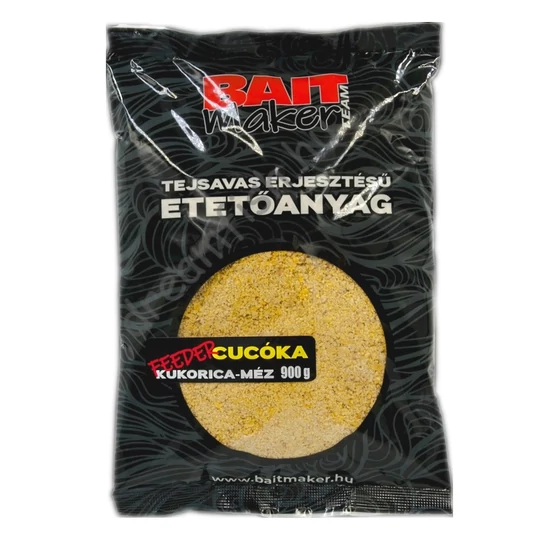 Bait Maker Team Tejsavas Erjesztésű Etetőanyag / Feeder Cucóka Kukorica - Méz 900 g