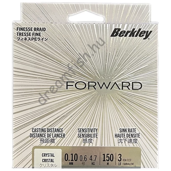 Berkley FORWARD 0.10mm 150m CRYSTAL / Pergető zsinór