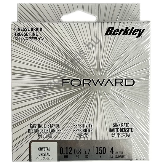 Berkley FORWARD 0.12mm 150m CRYSTAL / Pergető zsinór