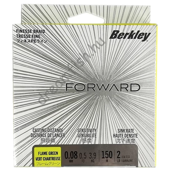 Berkley FORWARD 0.08mm 150m FLAME GREEN / Pergető zsinór