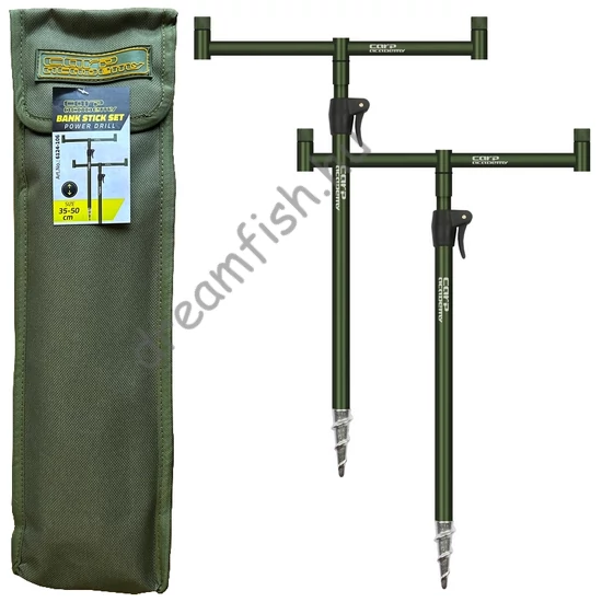 Carp Academy Feeder Bottartó Készlet Power Drill / 35-50cm