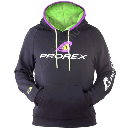 Daiwa Prorex Hoodie Schwarz XL / Kapucnis Pulóver