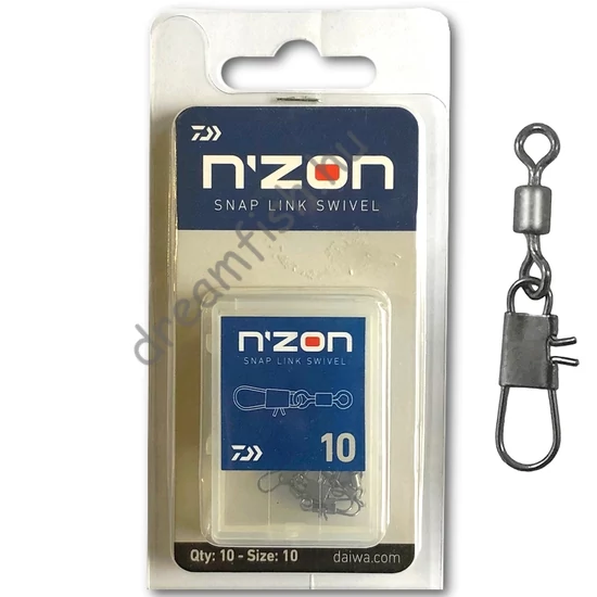 Daiwa N’ZON Snap Link Swivel - 10 / Forgókapocs