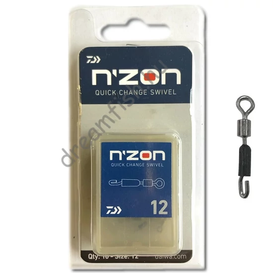 Daiwa N'ZON Quick Change Swivel - 12 / Gyorskapcsos forgó