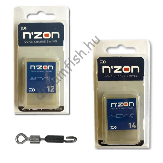 Daiwa N&apos;Zon Quick Change Swivel / Gyorskapcsos forgó