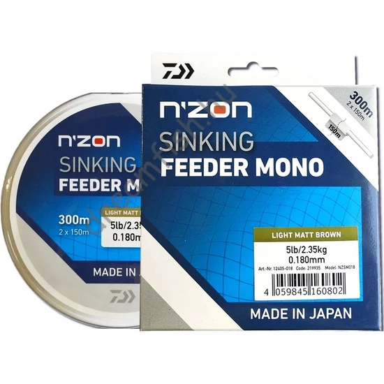 Daiwa N‘ZON Line Sinking Feeder MONO / Monofil feeder zsinór