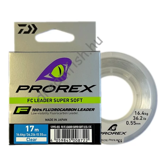 Daiwa Prorex Fluorocarbon Leader Super Soft 0,55mm 17m / Fluorokarbon előkezsinór