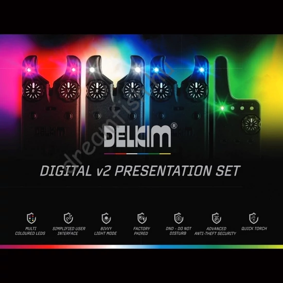 Delkim Digital v2 Presentation Set / Elektromos kapásjelző szett