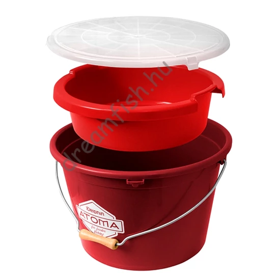 Delphin Atoma COMBI 3v1 / Feeder horgász vödör tálcával és tetővel - 18 liter