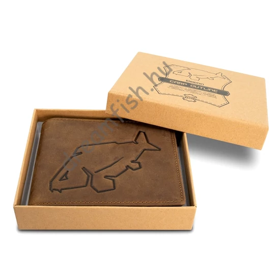 Delphin CARP OutLINE / Bőr pénztárca
