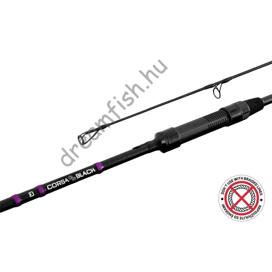 Delphin CORSA BLACK Carp SiC 390cm / 3,50lbs / 3 rész - Pontyozó bot