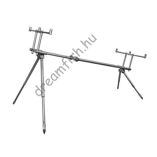 Delphin RPX 4 Silver - 3 botra / Rod pod - Bottartó állvány