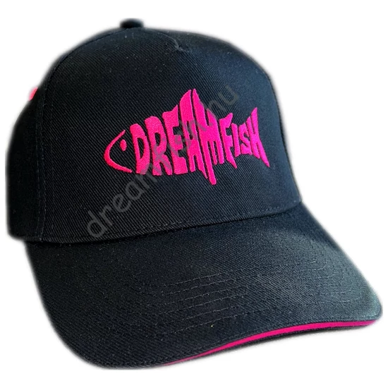 DreamFish Black - Magenta Cap / Baseball Sapka