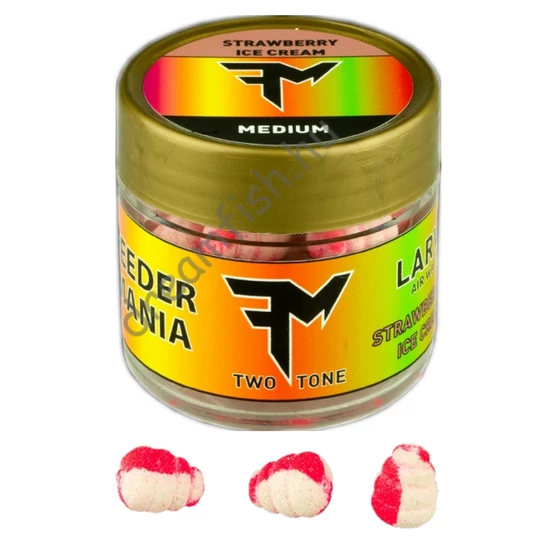 Feedermania Larva Air Wafters Two Tone M Strawberry Ice Cream / Wafters csali