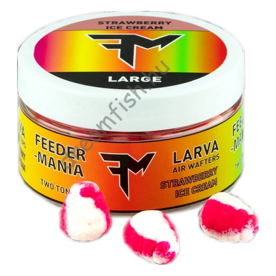 Feedermania Larva Air Wafters Two Tone L - Strawberry Ice Cream / Wafters csali