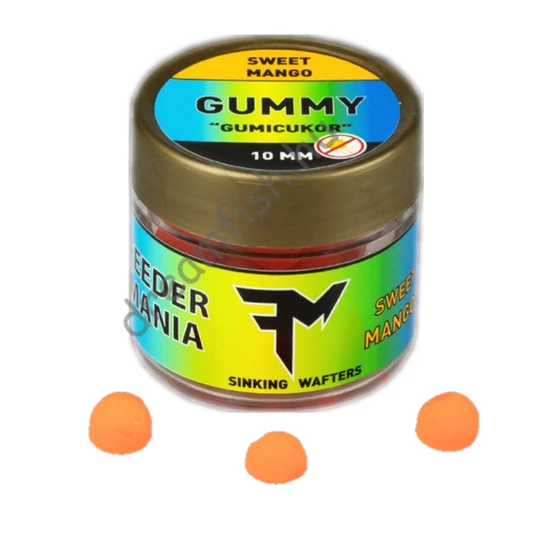 Feedermania GUMMY 10mm SWEET MANGO / Gumicukor Csali