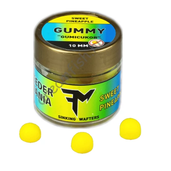 Feedermania GUMMY 10mm SWEET PINEAPPLE / Gumicukor Csali