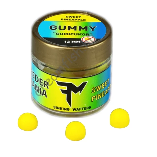 Feedermania GUMMY 12mm SWEET PINEAPPLE / Gumicukor Csali