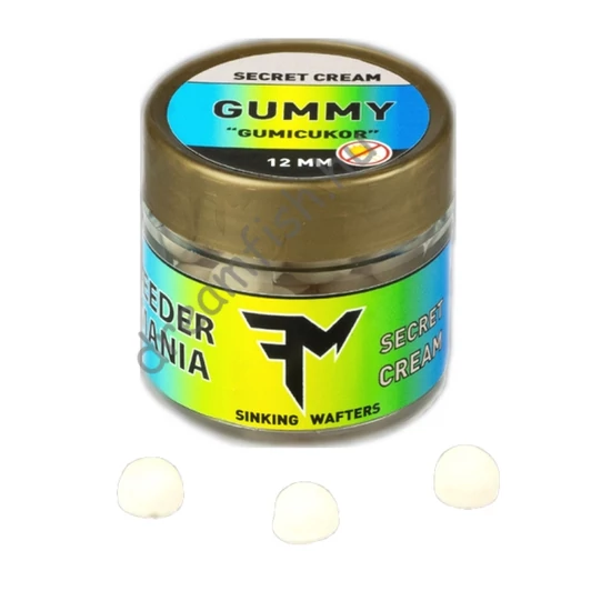 Feedermania GUMMY 12mm SECRET CREAM / Gumicukor Csali