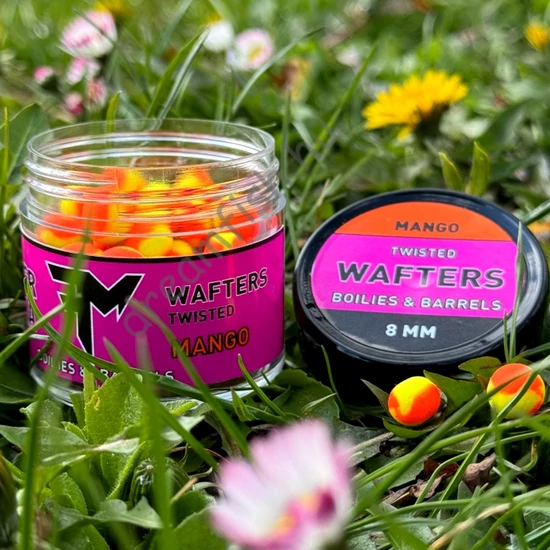 Feedermania Wafters Twisted Boilies & Barrels 8mm Mango / Wafters csali