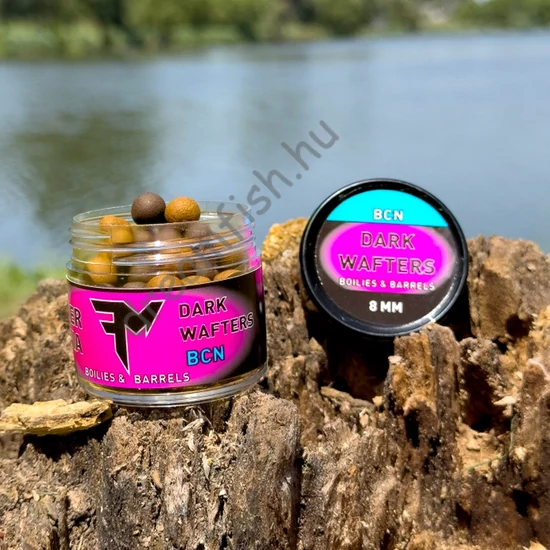 Feedermania Dark Wafters Boilies & Barrels 8 mm BCN / Oldódó mini bojli