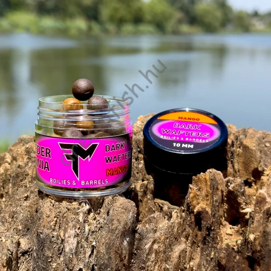 Feedermania Dark Wafters Boilies & Barrels 10 mm Mango / Oldódó mini bojli