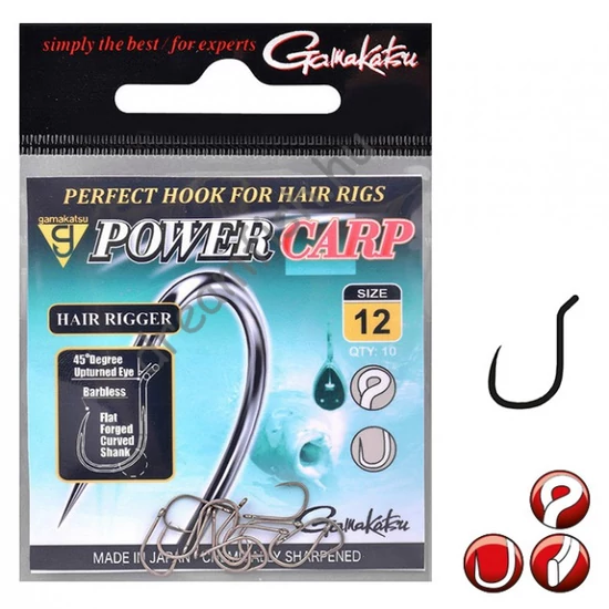 Gamakatsu Power Carp Hair Rigger BL / Feeder horog