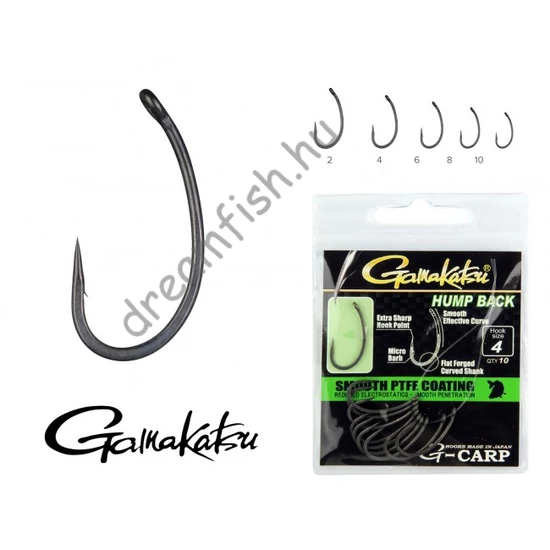 Gamakatsu G-Carp Hump Back / Pontyozó horog