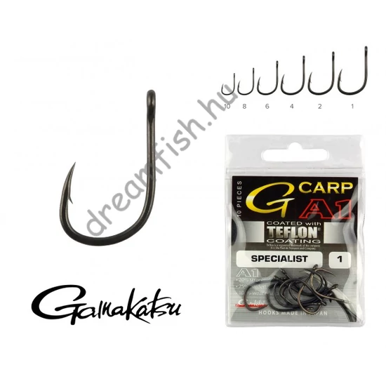 Gamakatsu A1 Teflon Specialist / Pontyozó horog