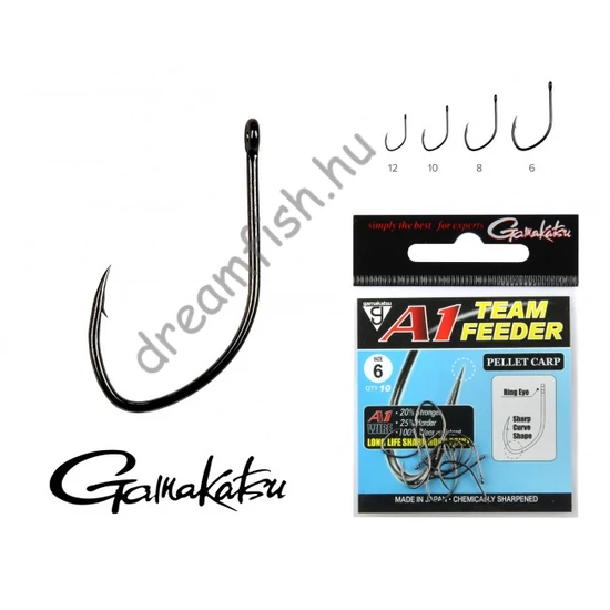 Gamakatsu A1 Team Feeder Pellet Carp / Feeder horog