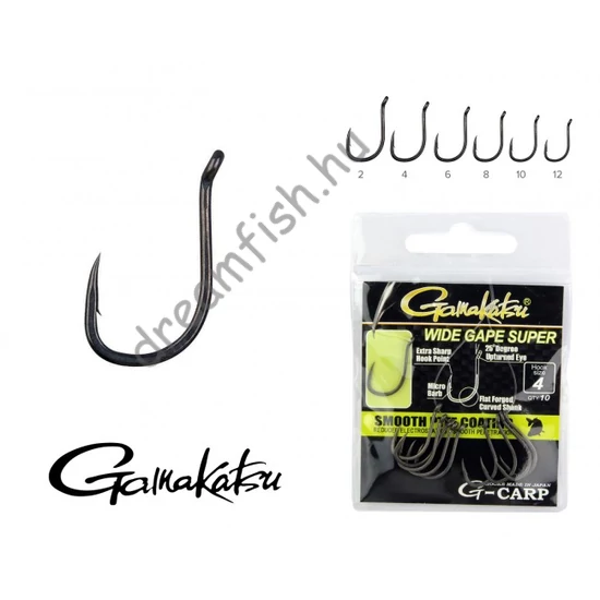 Gamakatsu G-Carp Wide Gape Super / Pontyozó horog