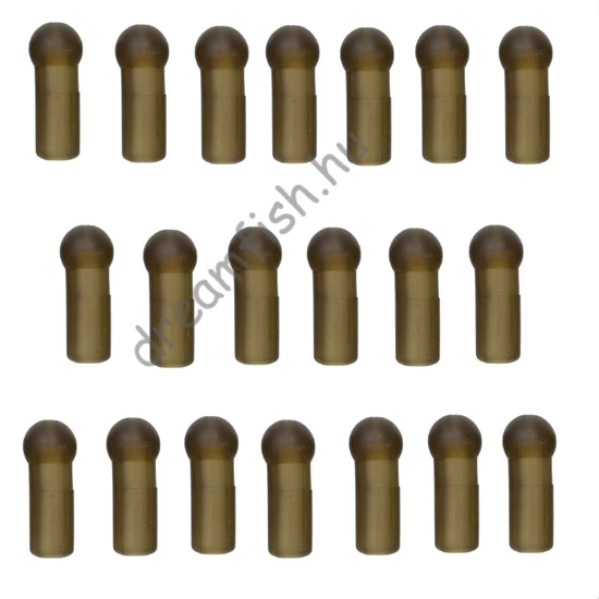 Gardner Covert Buffer Beads - C-Thru Brown / Gumiütköző