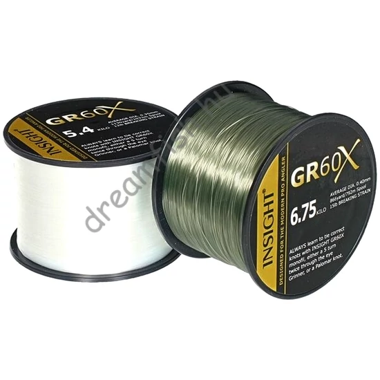 Gardner GR60X Clear / Green - Monofil főzsinór