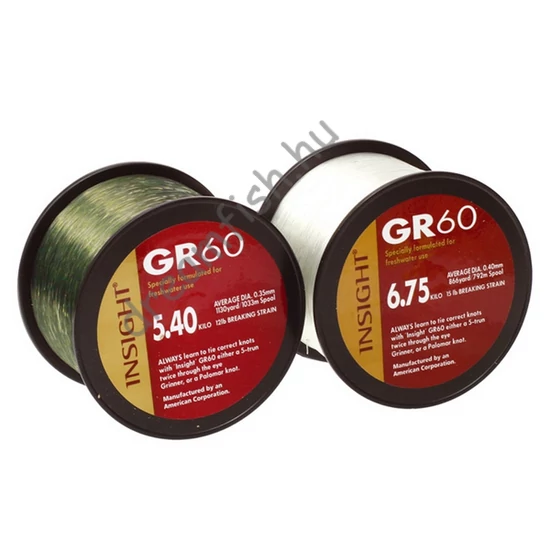 Gardner GR60 Clear / Green - Monofil főszinór