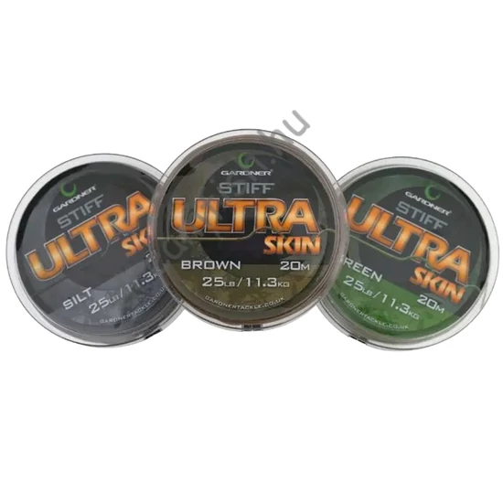 Gardner Stiff Ultra Skin - Brown / Green / Silt Előkezsinór