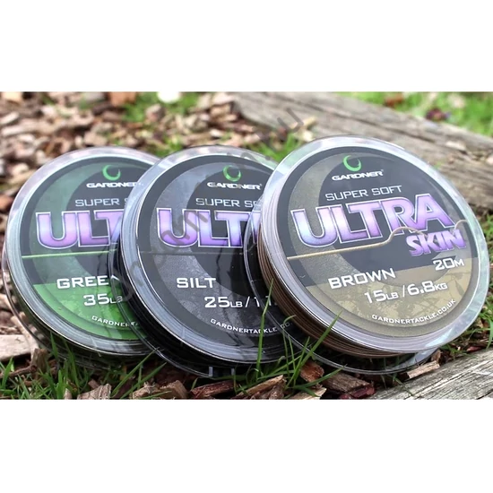 Gardner Ultra Skin - Brown / Green / Silt - Bevonatos előkezsinór