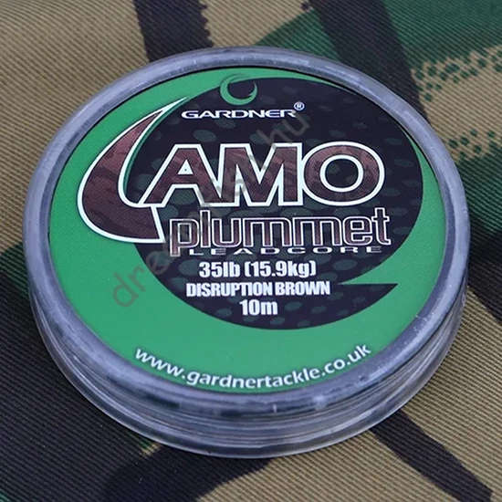 Gardner Camo Plummet Leadcore - Brown 35 lb (15,9 kg) / Ólombetétes előtétzsinór