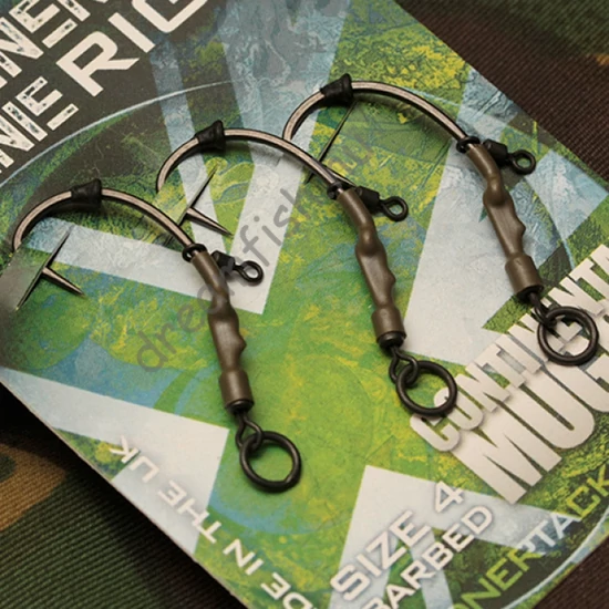 Gardner Continental Ronnie Rig Barbed / Előkötött szerelék